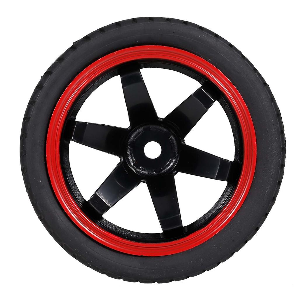4PCS 1Celsius10 Rubber Tires for RC Racing Car, Rubber and Foam, Compatible with   HPI, Diameter 65mm for RC Cars