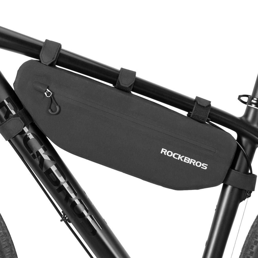 Rockbros Frame Bag Bicycle Large Triangle Easy Access To Items - Bag, Waterproof, Capacity, Bag, Lightweight, Slim,