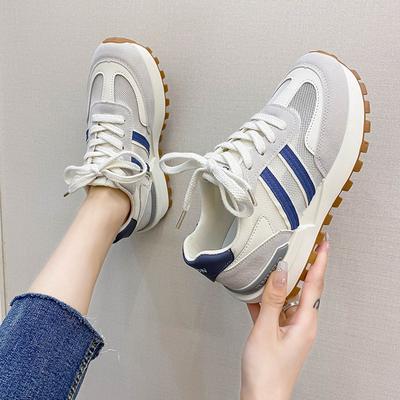Dámské boty Forrest Gump s tlustou podrážkou Jarní Nové Retro Vaflové Pas Prodyšné Ke všemu Sportovní Tátovy boty