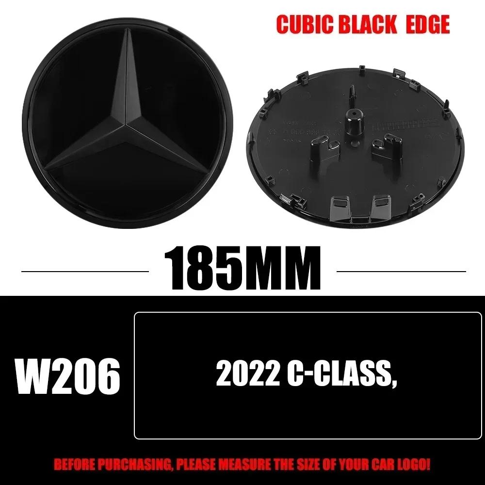 

Car Sticker For Benz AMG 3D 185MM 205MM Front Grille Star Logo Emblem Badge For Mercedes-Benz C Class W206 W253 GLC GLE V Class