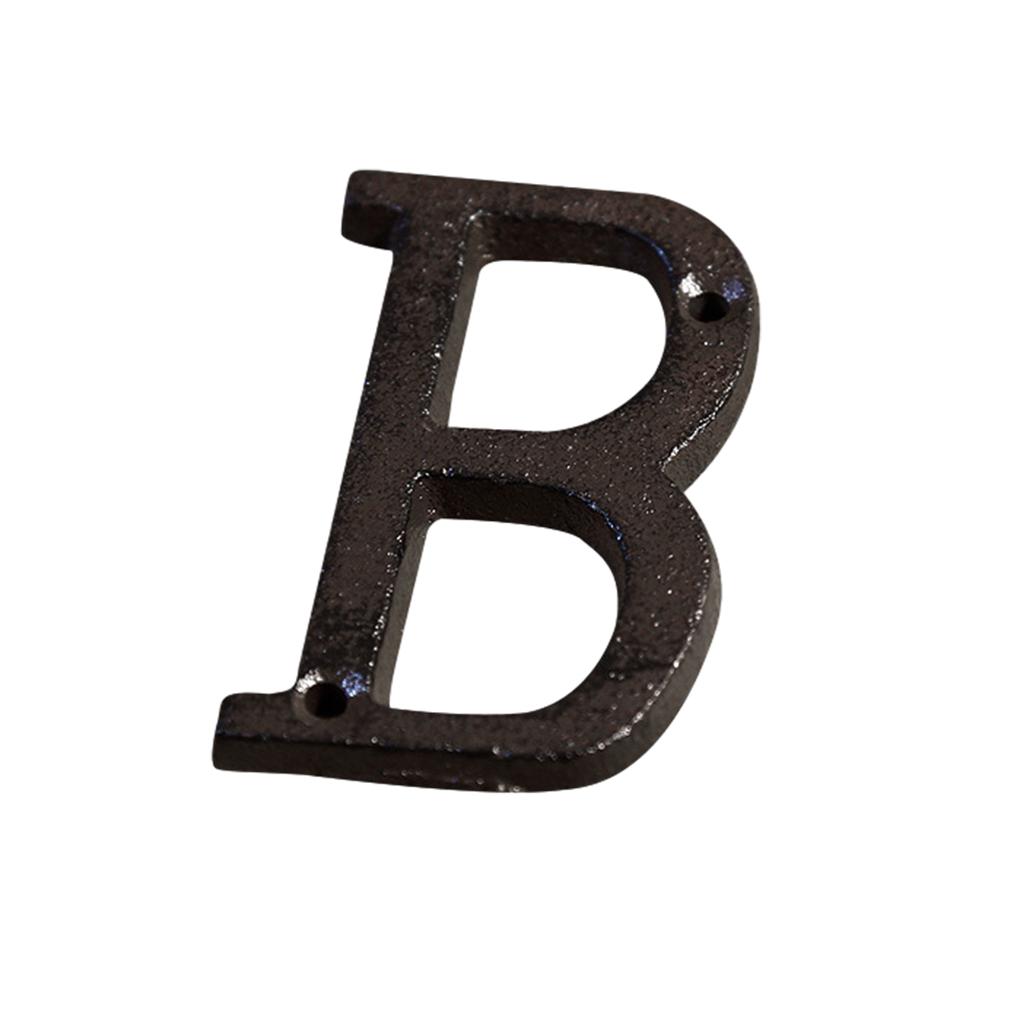 Metal House Number Plaque Durable And Rustproof Door Decoration Metal Letters House Numbers