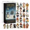 3D Classic Studio Ghibli Anime Christmas Advent Calendar Toy Figure Collectible Cosplay Accessories Trendy Countdown Blind Box PVC
