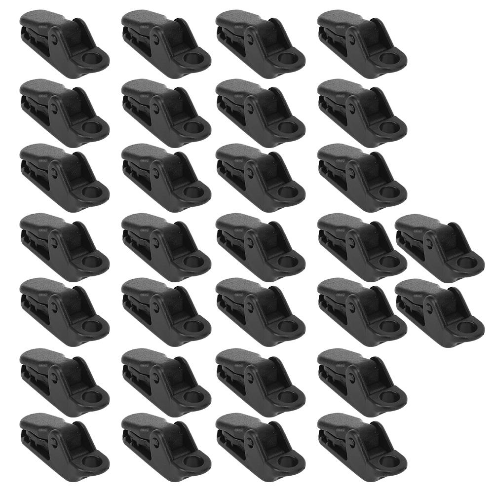 30Pcs Set Tent Awning Clamp Teeth Shaped Canopy Clip Anchor Gripper Tighten Tool Outdoor Camp Hiking Kit