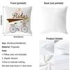 Country Flower Bicycle Cushion Cover Premium Comfort Reversible Pillow Cover - Dual - Use Design for Home & Car