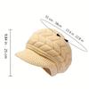 Autumn/Winter Korean Women's Imitation Rabbit Hair Hat Winter New Knitted Hat Winter Warm Hat