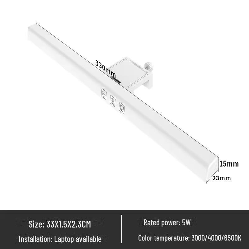Asymmetrische LED-Augenschutz-Schreibtischlampe für Computerbildschirme