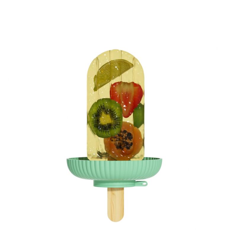 Stojan na nanuky odolný proti kapání Silikonový držák na zmrzlinu proti kapání Opakovaně použitelný přenosný chránič nanuků pro děti Zmrzlina