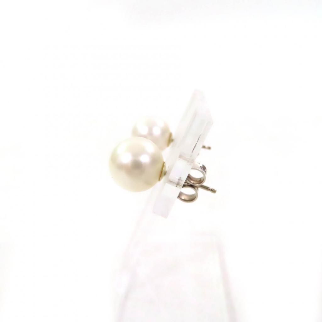 Excellent TIFFANY&Co. Pierce Pearl Pierce For Both Ears White Freshwater Pearl Women Used