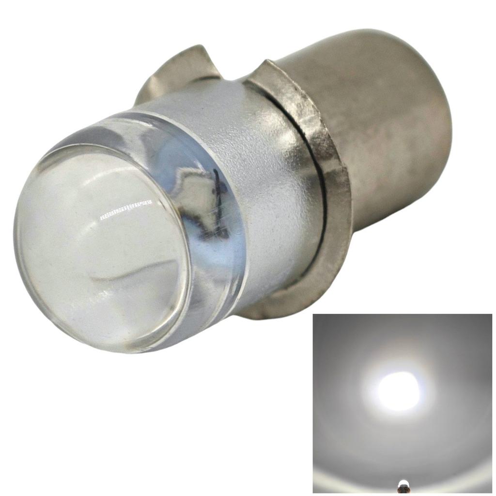 4 Pcs P13.5s LED Bulb LED PX13.5, P13, HS3 6-30V for Off-Road Flashlights