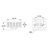TL60-10 Efficient Power Distribution Module Power Hub with Screws Set for UAVs Supports 200A Current Resistance