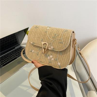 2025 nová taška přes rameno dámská taška tkaná baguette podpažní taška módní malá svěží čtvercová taška