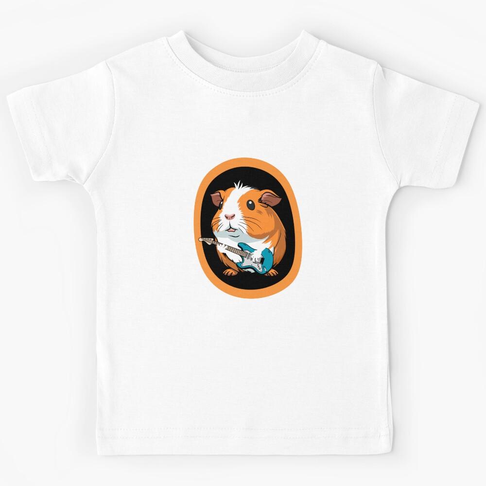 Guinea Pig Guitar Kids T-Shirt 140