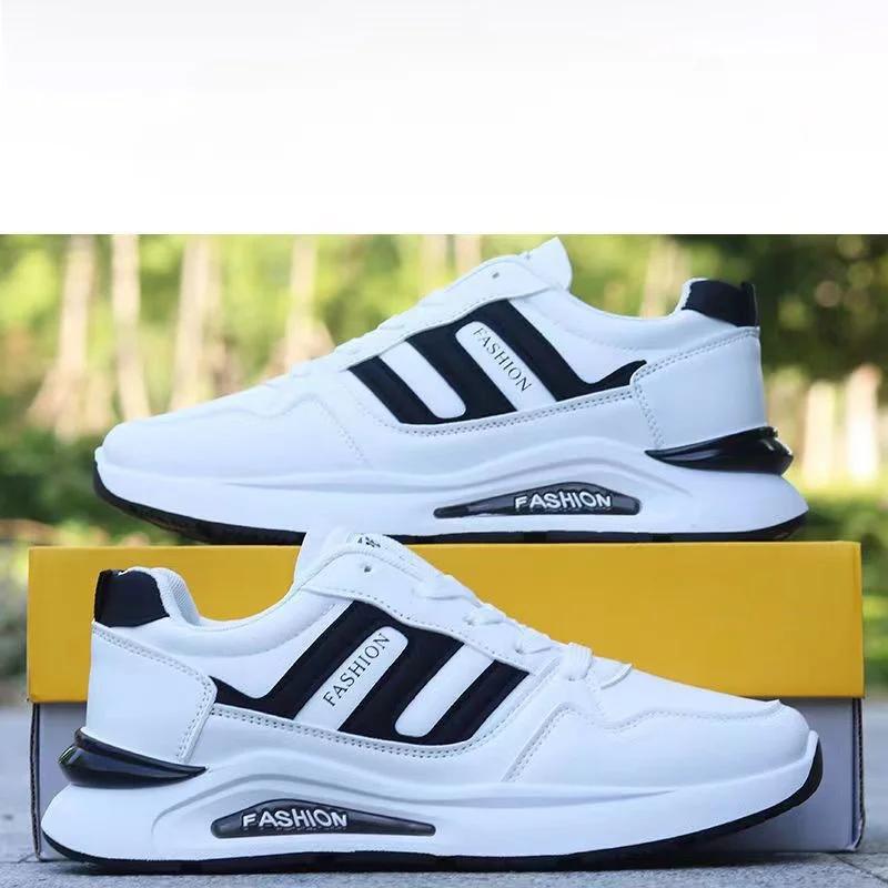 Quality Men's Platform Sports Casual Shoes Soft Sole Vulcanized Shoes Fashion Running Shoes Lightweight Comfort Sneakers for Men