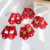 Bell Snowman Christmas Kids Mittens Full Fingers Gloves Women Knitted Gloves Santa Claus Printed