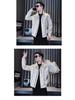 Men's Trendy Embroidered Stand Collar Jacket - Korean Style Casual Spring/Autumn Coat