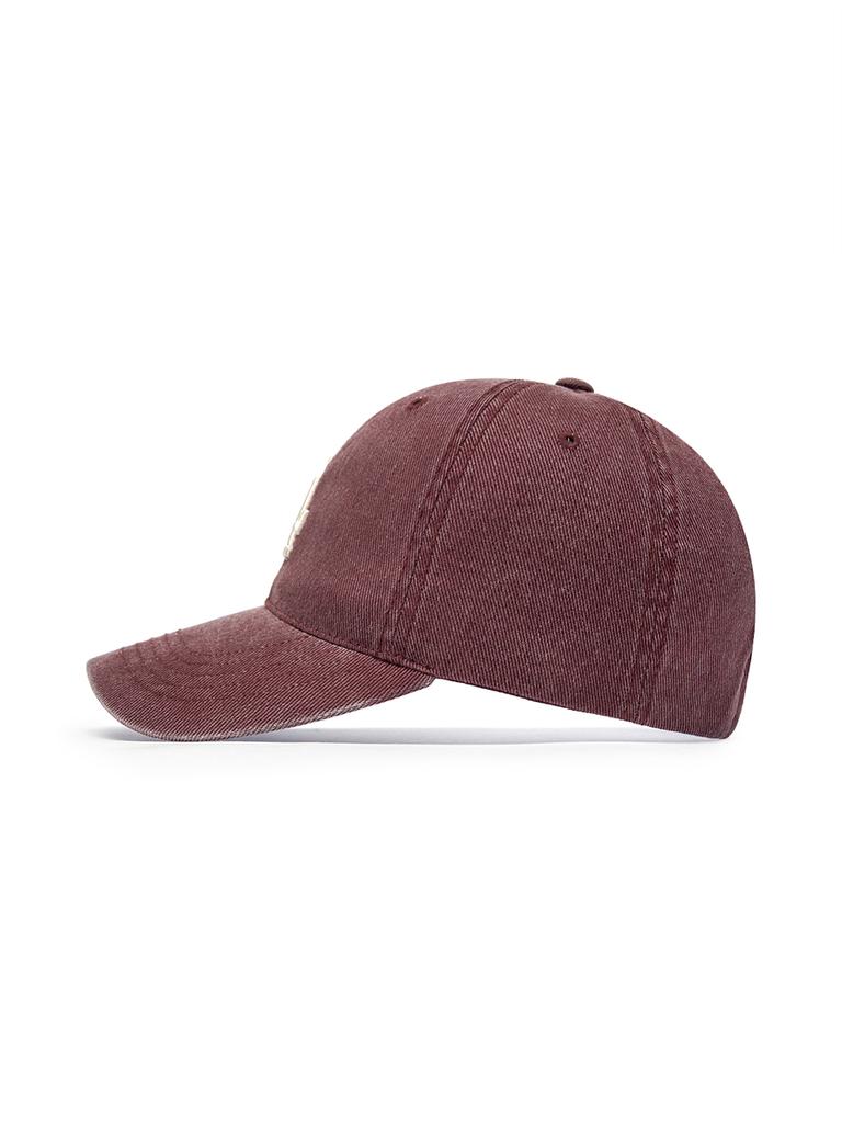 Emelbi Basic Washed Unstructured Ball Cap La (D.Wine)
