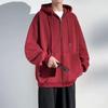 Felpa Cardigan con Cappuccio Autunno Inverno da Uomo Nuovo Marchio alla Moda Giacca Top Casual Ampia
