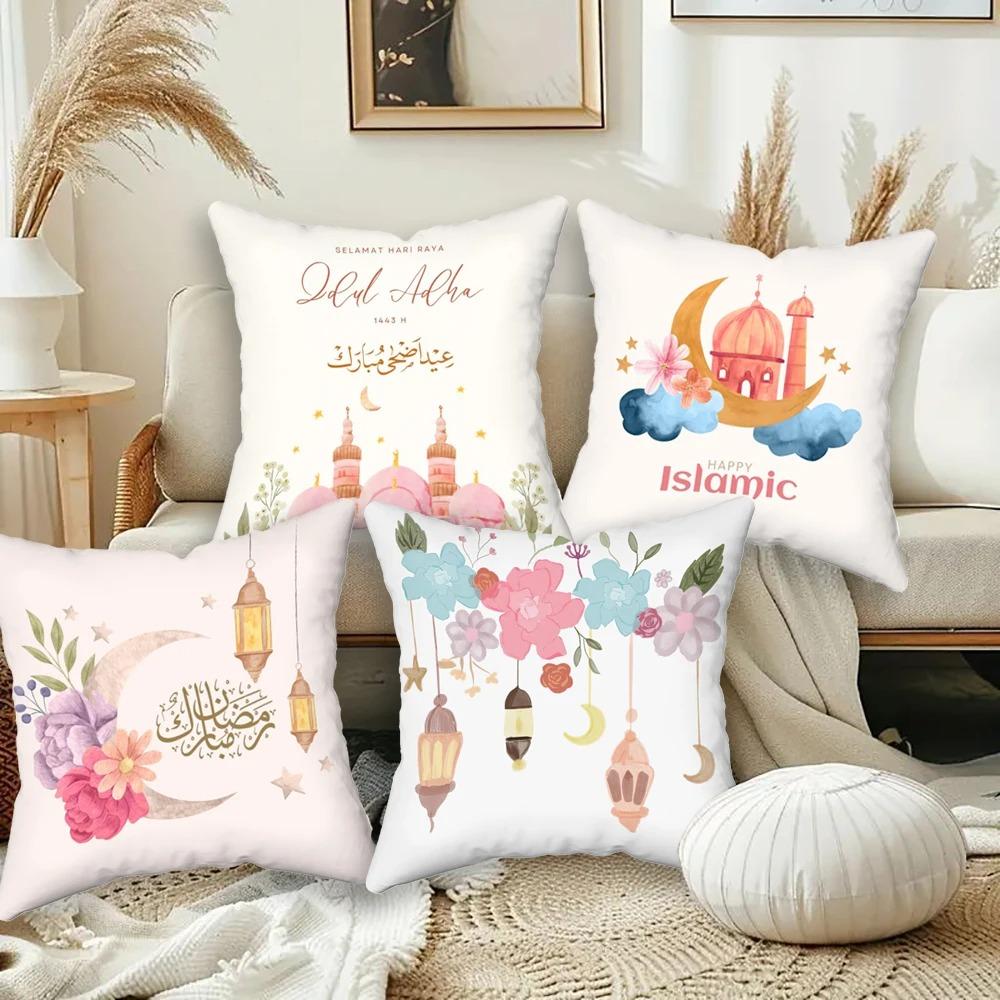 Home Decor Islamic Themed Decorative Cushion Covers Pattern Cushion Cover Suitable For Sofa Bedroom Car Pillow Cover