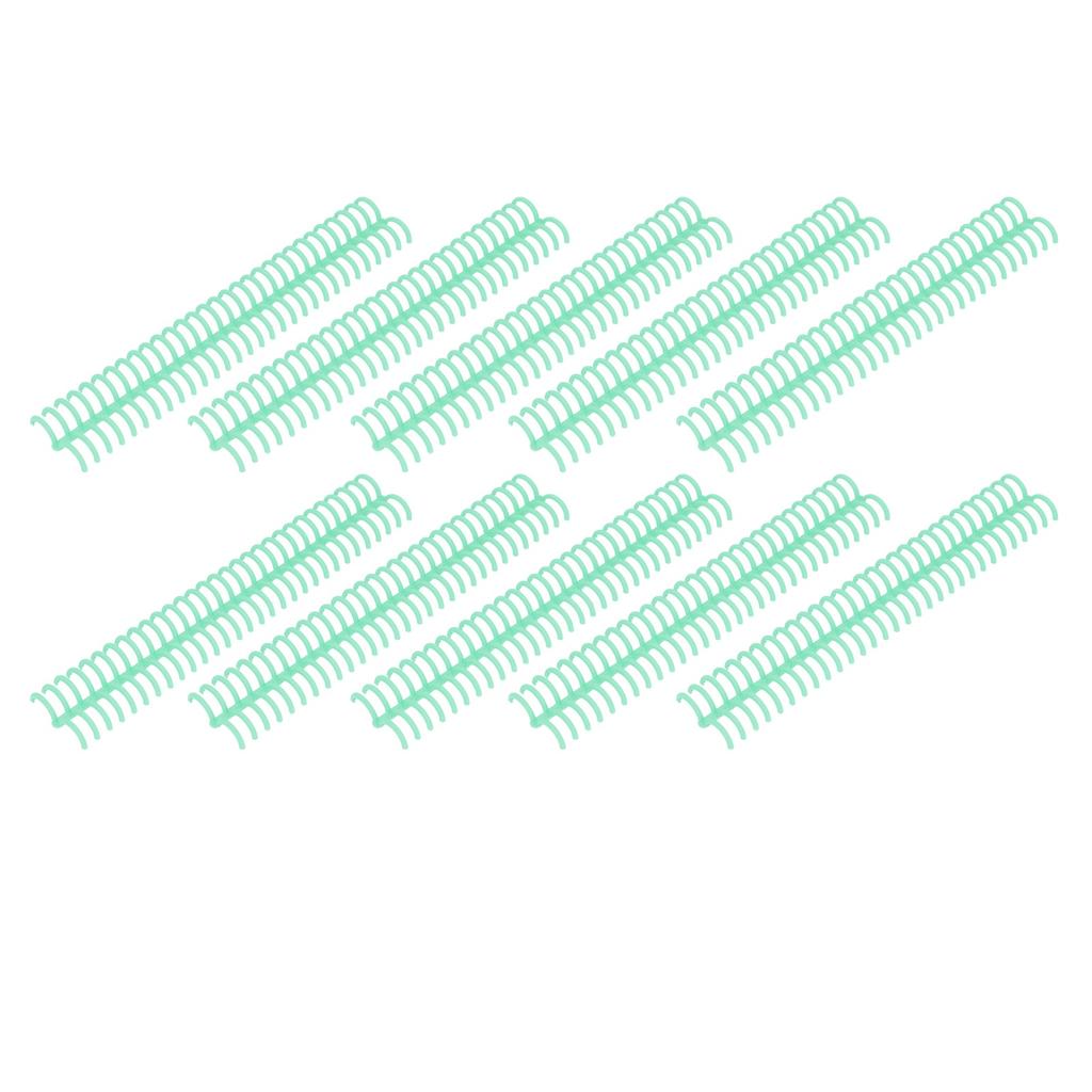 10 STÜCKE Kunststoff-Bindekämme 19mm 30 Ringe Kammbindegerät Kompatibel mit A4 B5 A5 Papierformat 150