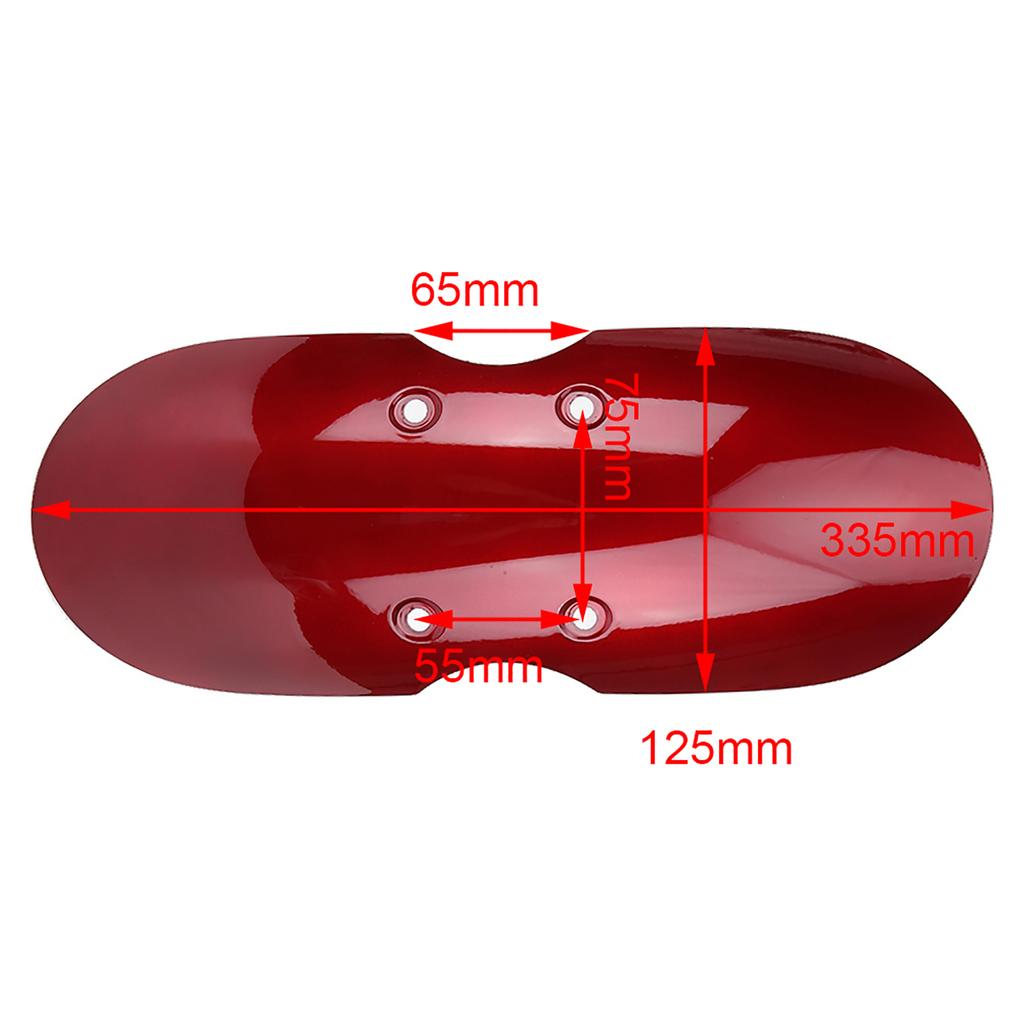 Motorcycle Front Mudguard Fit for T100 2001-2016 (Red)