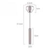 ZISIZ Stainless Steel Manual Egg Whisk