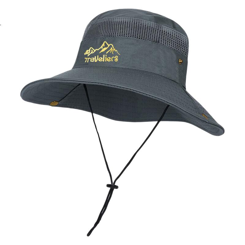CARTELO Sun Hat for Men, Wide Brim UV Protection Hat, Breathable Foldable Outdoor Sun Hat for Summer Fishing Hiking Fisherman Hat