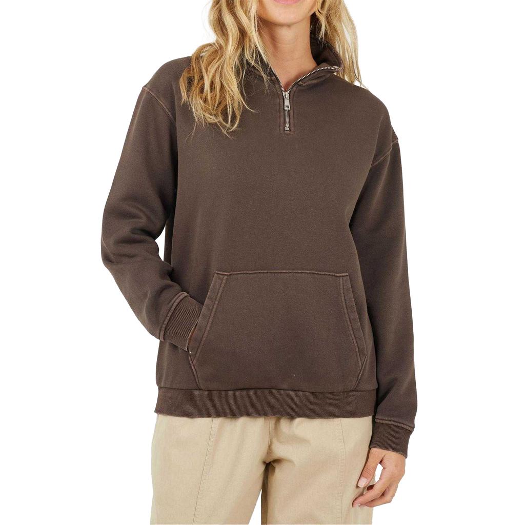 BRAVE SOUL Womens/Ladies Funnel Neck Sweatshirt
