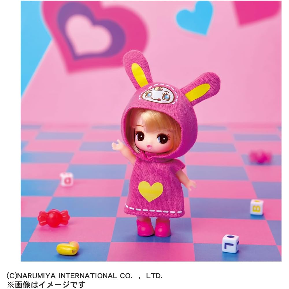 Takara Tomy Licca-chan Doll Petit Licca-chan Dress-Up Toy NaruNaru Characters Collection for Ages 3 and Up