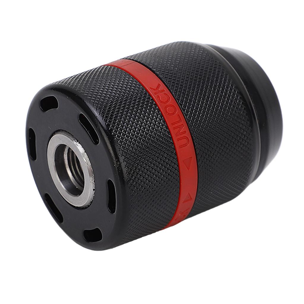 Keyless Drill Chuck 1 2‑20UNF Mount Self Tightening Electric Drill Chuck 2‑13mm Clamping Range Round 58mm   2.3in