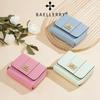 Baellerry Women's Short Tri-Fold Wallet with Multiple Card Slots and Coin Purse