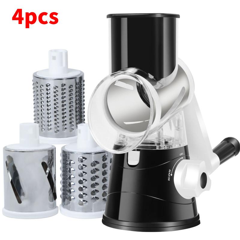 Innovative Hand-powered Vegetable Cutter With Multiple Functions For Potatoes Cheese And More