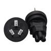 US 3 Prong Power Cord Power Plugs,3 Pin Male to IEC320 C5 Female Laptop Power Conversion Plugs