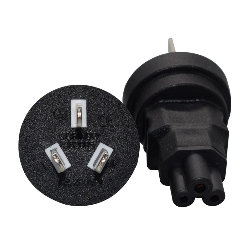US 3 Prong Power Cord Power Plugs,3 Pin Male to IEC320 C5 Female Laptop Power Conversion Plugs