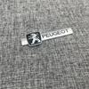 Peugeot car logo modification personalized 3D creative A Peugeot logo car sticker rear tail logo car decoration sticker metal