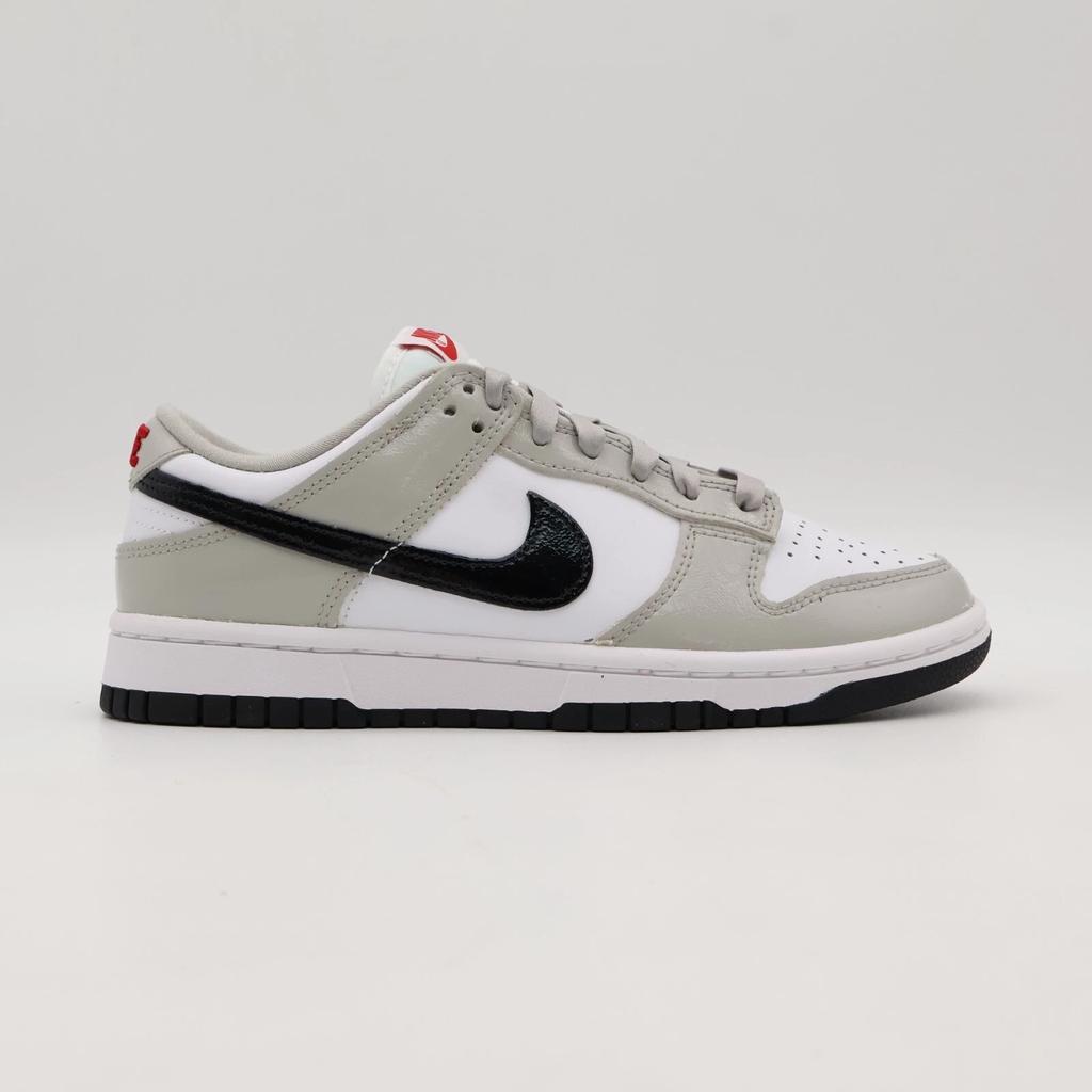 DQ7576-001 Nike WMNS Dunk Low ESS Light Iron Ore Black White Grey Steel Gray