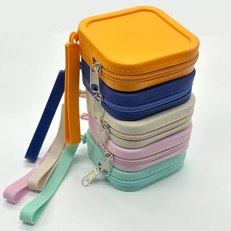 Silicone small square bag