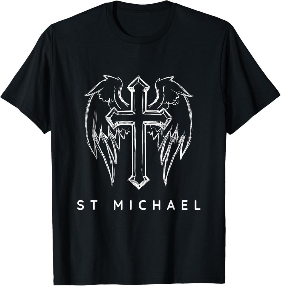 New Limited Saint Michael The Archangel Traditional Catholic Prayer T-Shirt Unisex T-Shirt XXXL