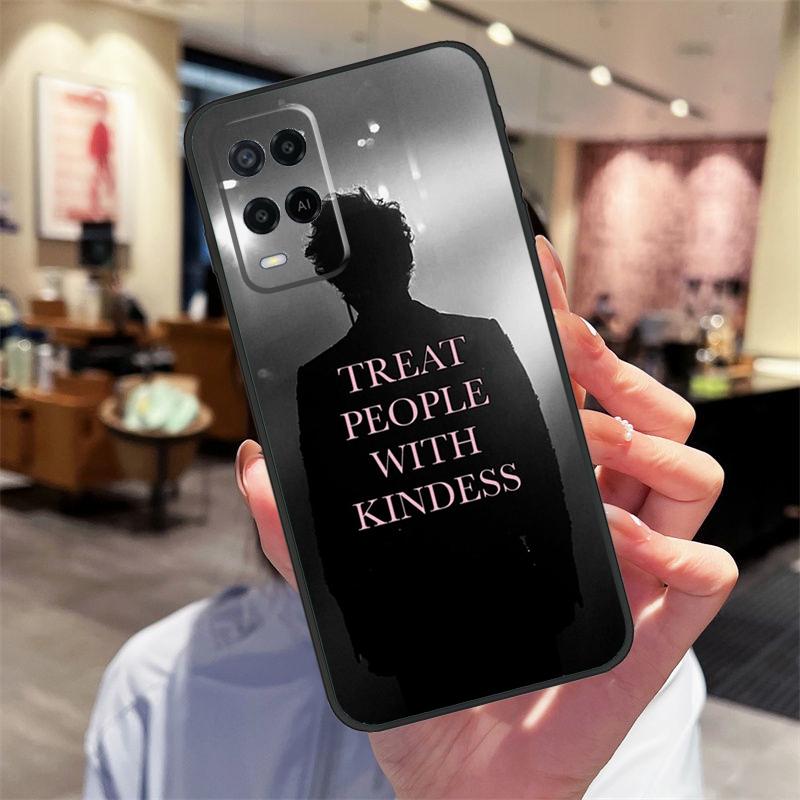 Treat People With Kindness Case For Oppo A17 A77 A80 A40 A60 A98 A78 A18 A38 A58 A16 A76 A96 A74 A94 A54 A57S A15 Cover