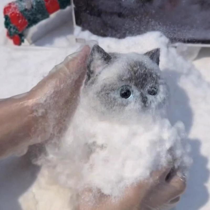 Süße Kawaii Katze Weiches Silikon Stressabbau Knetspielzeug Angstlinderung Schreibtisch Geschenk Für Kinder Erwachsene Schreibtisch Dekoration Geschenk