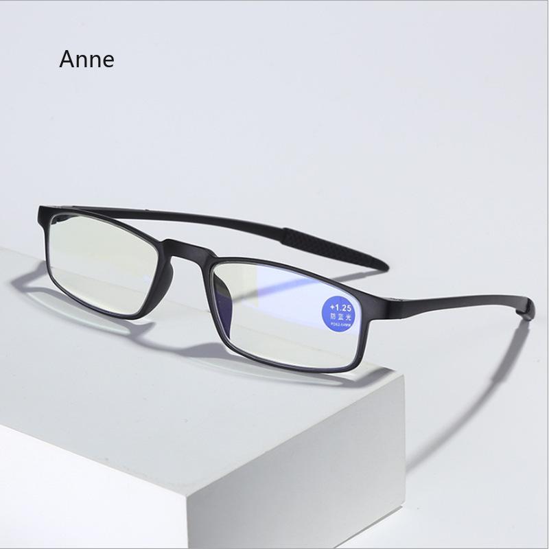 TR90 Anti Blue Light Reader Reading Glasses Women Men Ultralight Portable Presbyopia Spectacles +1.0 1.5 2.0 2.5 3 3.5 4 gafas
