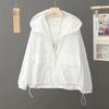Women Sunscreen Coat Loose Large Size Breathable Sun-Protective Clothing Jacket Fashion Outdoor Thin Quick-Drying Top Female