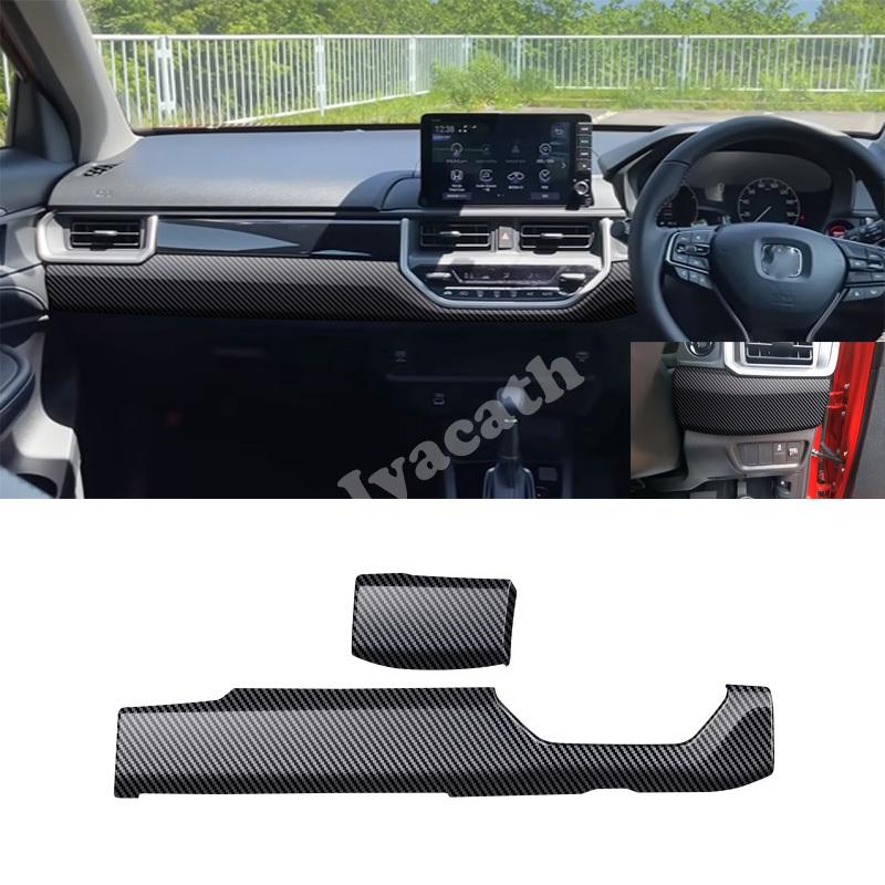 RHD For HONDA WR-V WRV 2024 2025 ABS Interior Center Console front dashboard air switch Co-pilot Strip Decorative accesorios