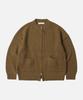 Frizmworks Wool Deck Zip Up Cardigan _ Cinnamon