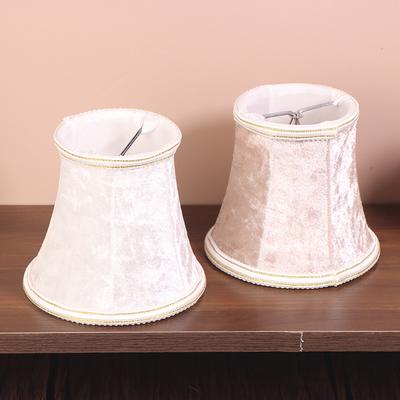 1Pc Retro Lampshade Fabric Solid Color Chandelier Cloth Lampshade Wall Lamp Candle Chandelier Cover Enclosure Accessories
