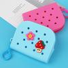 Cartoon Solid Color Silicone Hole Bags And Coordinates Cute Waterproof Bags