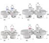 Aluminum Alloy Rotating Handwheel with Adjustment Handle M8 (D40/D50/D60)