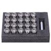 1 2‑20 Lug Nuts Socket Kit 304 Stainless Steel Heated Treatment High Strength Universal