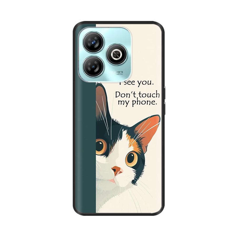For ZTE Blade A75 4G Casing Phone Cases Cartoon Full Coverage Back Cover Soft Liquid Silicone Case For ZTE Blade A75 Cover A 75