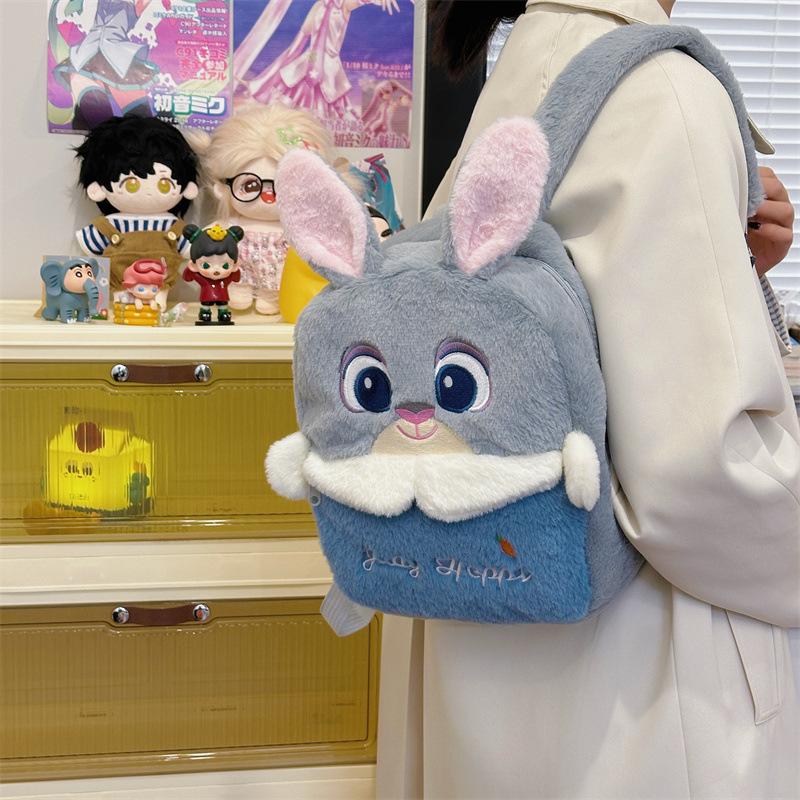 Animation Zootopia 2 Bag Judy Hopps And Nick Wilde Large Capacity Backpack Student School Bag Girls Bag Present