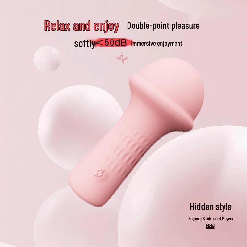 Full Coverage Silicone Vibrator - Silent, Dual Point, Strong Vibration for Maximum Pleasure